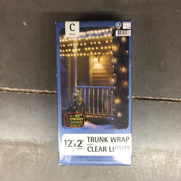 LOT of 3 Boxes of NEVER USED Clear Trunk Wrap Clear Mini Lights - Picture 2 of 4